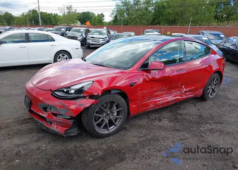 2023 Tesla Model 3 Rear-Wheel Drive from USA, damaged, VIN 5YJ3E1EA8PF663141